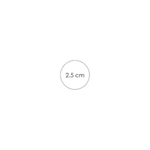 עיגול קוטר 2.5